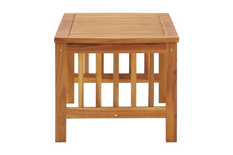 sofabord 102x50x43 cm massivt akacietræ - Brun - Møbler - Borde - Sofabord