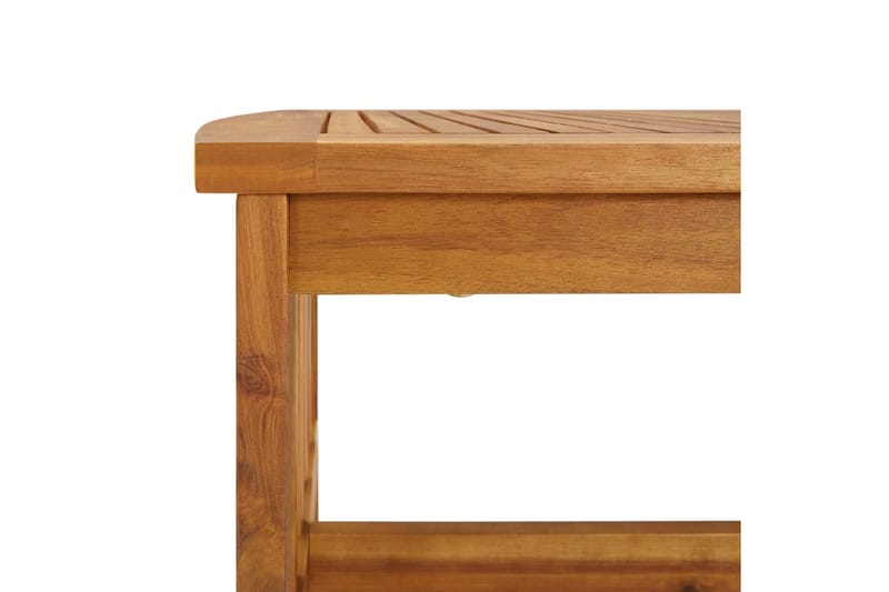 sofabord 102x50x43 cm massivt akacietræ - Brun - Møbler - Borde - Sofabord