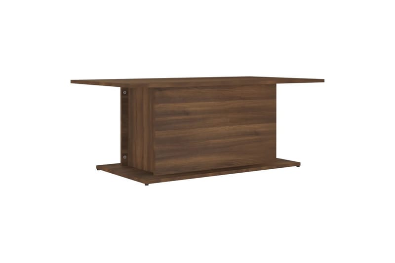 sofabord 102x55,5x40 cm spånplade brun egetræsfarve - Brun - Møbler - Borde - Sofabord