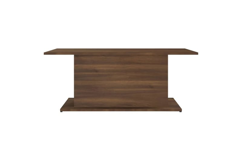 sofabord 102x55,5x40 cm spånplade brun egetræsfarve - Brun - Møbler - Borde - Sofabord