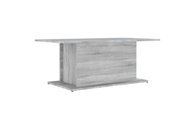 sofabord 102x55,5x40 cm spånplade grå sonoma-eg - Grå - Sofabord