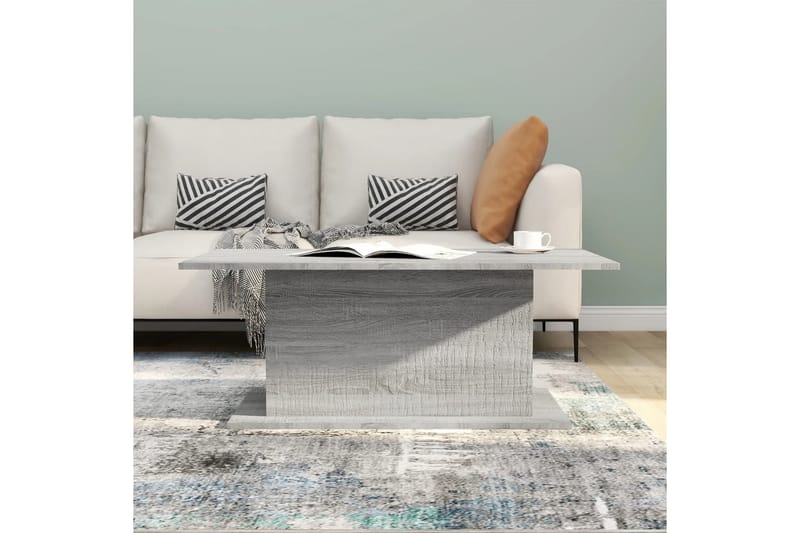 sofabord 102x55,5x40 cm spånplade grå sonoma-eg - Grå - Møbler - Borde - Sofabord