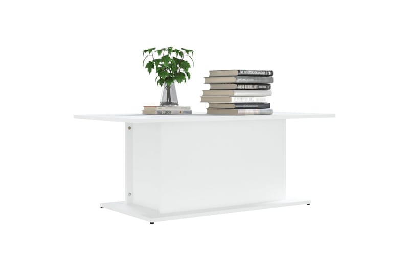 sofabord 102x55,5x40 cm spånplade hvid - Hvid - Sofabord