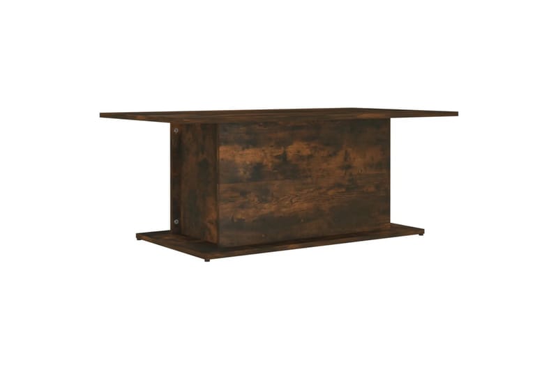 sofabord 102x55,5x40 cm spånplade røget egetræsfarve - Brun - Møbler - Borde - Sofabord