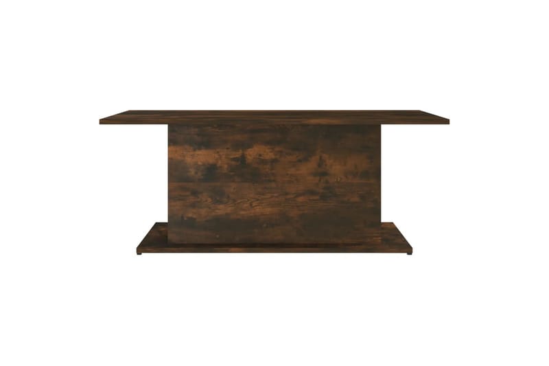 sofabord 102x55,5x40 cm spånplade røget egetræsfarve - Brun - Møbler - Borde - Sofabord