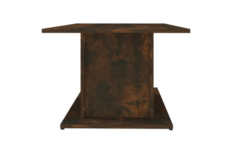 sofabord 102x55,5x40 cm spånplade røget egetræsfarve - Brun - Sofabord