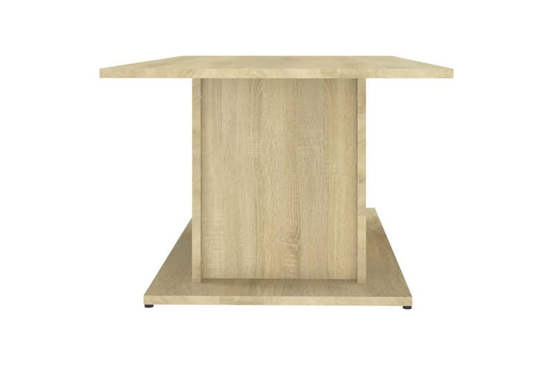 sofabord 102x55,5x40 cm spånplade sonoma-eg - Beige - Sofabord