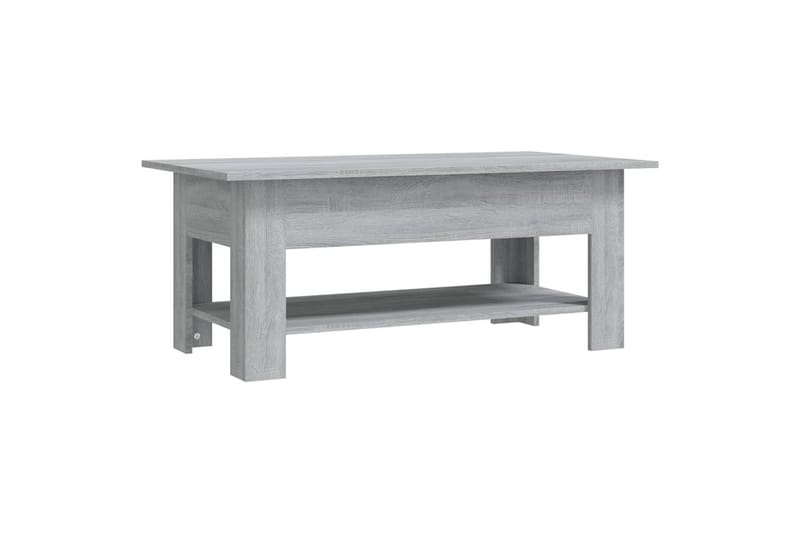 sofabord 102x55x42 cm spånplade grå sonoma-eg - Grå - Møbler - Borde - Sofabord