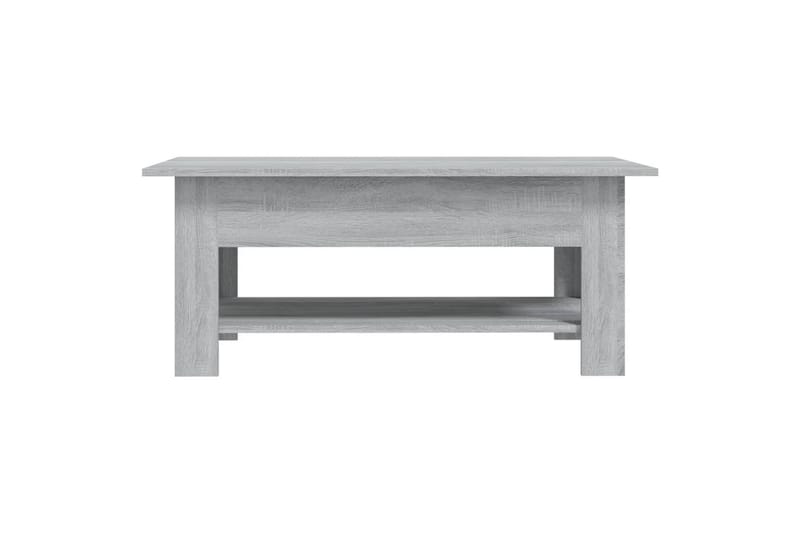 sofabord 102x55x42 cm spånplade grå sonoma-eg - Grå - Sofabord