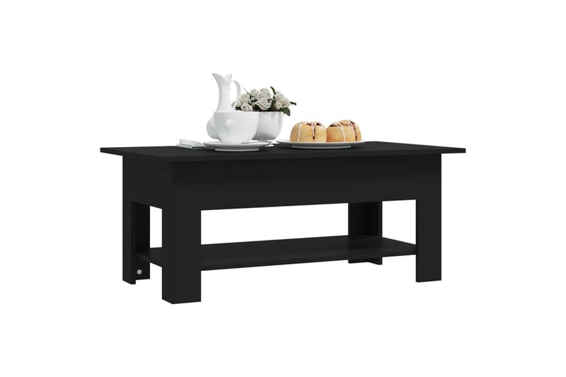 sofabord 102x55x42 cm spånplade sort - Sort - Møbler - Borde - Sofabord