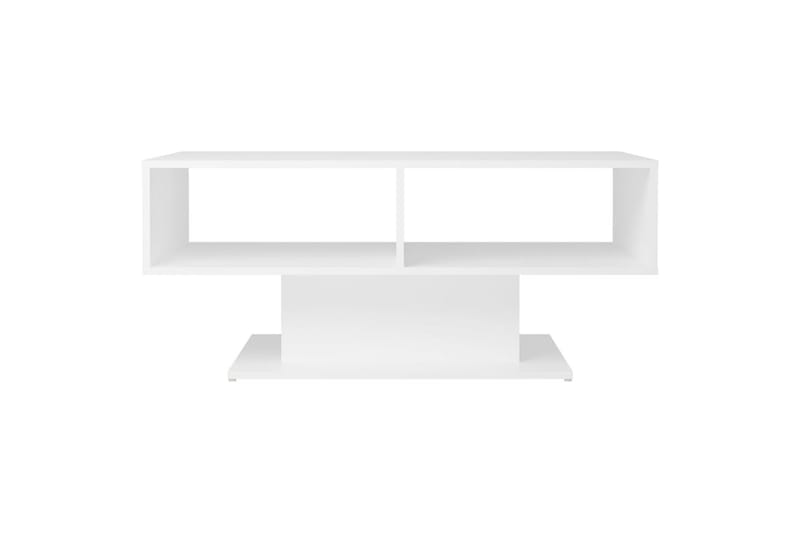 sofabord 103,5x50x44,5 cm spånplade hvid - Hvid - Sofabord