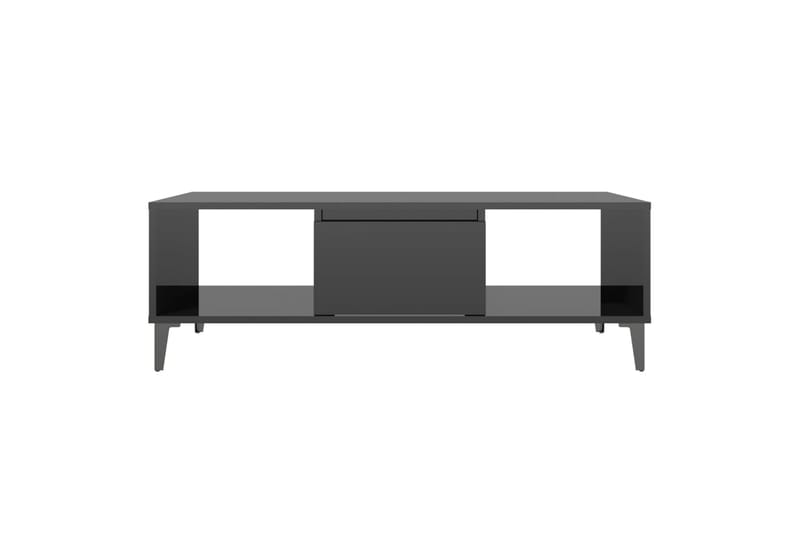 sofabord 103,5x60x35 cm spånplade sort højglans - Sort - Møbler - Borde - Sofabord