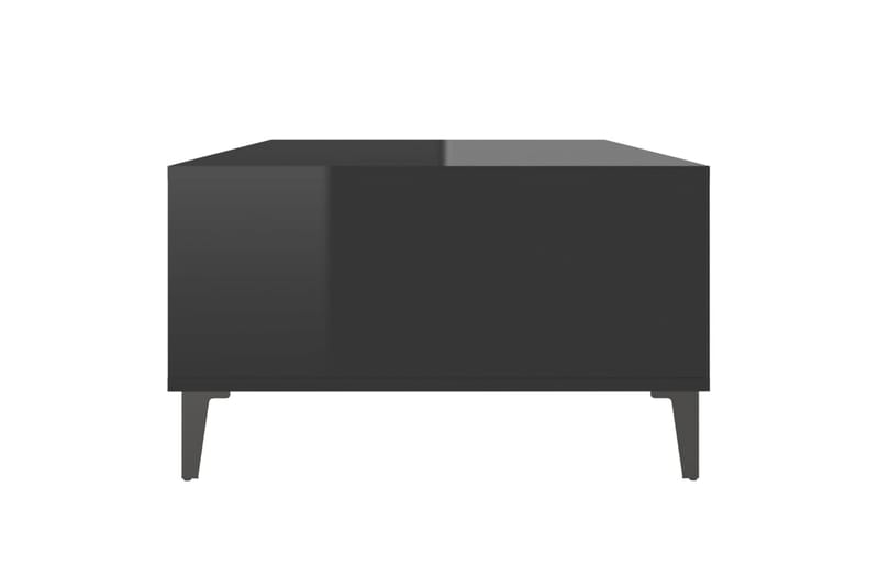 sofabord 103,5x60x35 cm spånplade sort højglans - Sort - Møbler - Borde - Sofabord