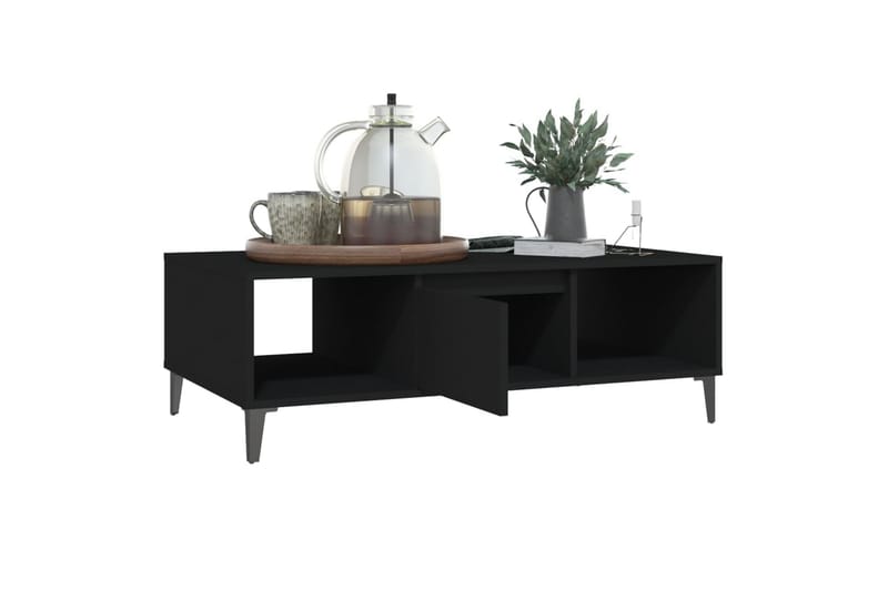 sofabord 103,5x60x35 cm spånplade sort - Sort - Møbler - Borde - Sofabord