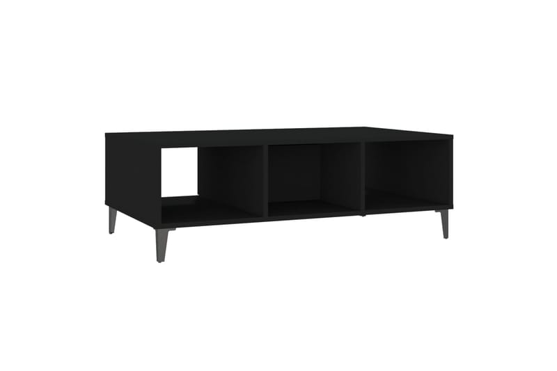 sofabord 103,5x60x35 cm spånplade sort - Sort - Møbler - Borde - Sofabord