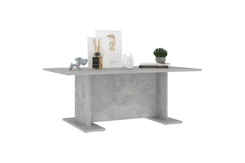 sofabord 103,5x60x40 cm spånplade betongrå - Grå - Møbler - Borde - Sofabord