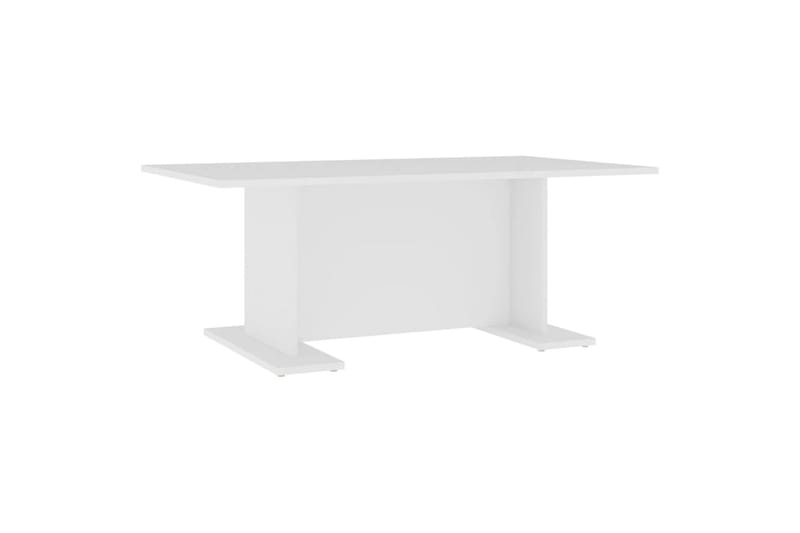 sofabord 103,5x60x40 cm spånplade hvid - Hvid - Møbler - Borde - Sofabord