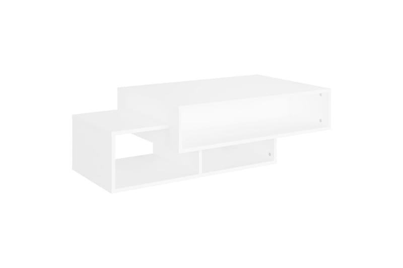 sofabord 105x55x32 cm spånplade hvid - Hvid - Sofabord