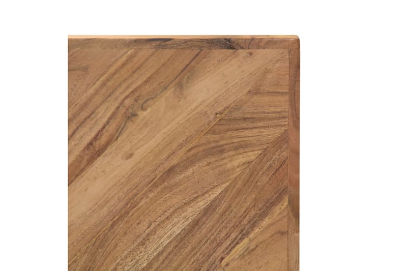 Sofabord 110 X 110 X 36 Cm Massivt Akacietræ - Brun - Møbler - Borde - Sofabord