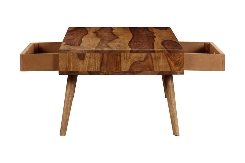 Sofabord 110 X 50 X 35 Cm Massivt Sheeshamtræ - Brun - Møbler - Borde - Sofabord