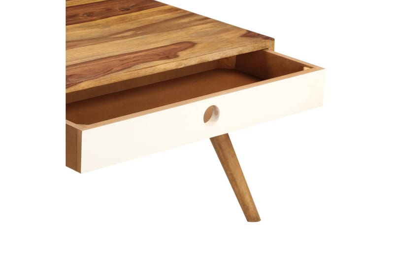 Sofabord 110 X 50 X 35 Cm Massivt Sheeshamtræ - Brun - Møbler - Borde - Sofabord