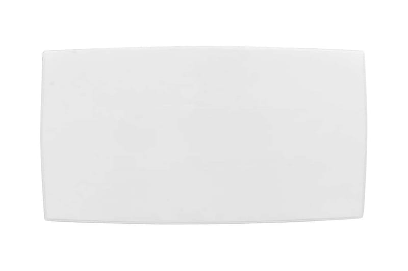 Sofabord 110 X 60 X 40 Cm Massivt Fyrretræ Hvid - Hvid - Møbler - Borde - Sofabord