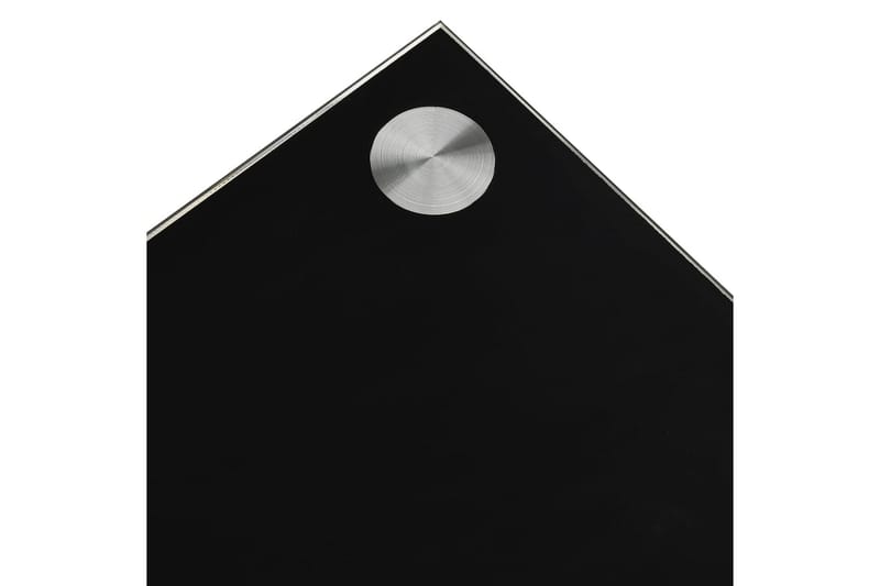 Sofabord 110x43x60 cm hærdet glas sort - Sort - Sofabord