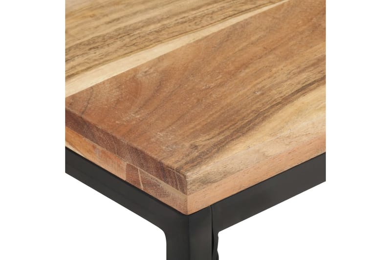 Sofabord 110x60x35 cm massivt akacietræ - Brun - Møbler - Borde - Sofabord
