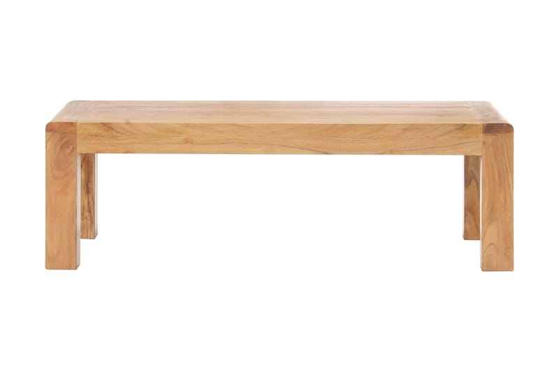 Sofabord 110x60x35 cm massivt akacietræ med sheeshamfinish - Møbler - Borde - Sofabord