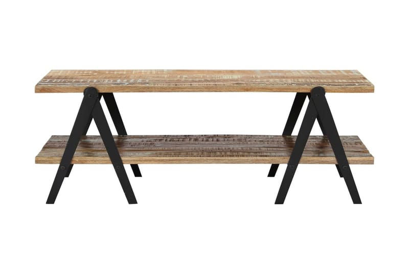 Sofabord 115 X 60 X 40 Cm Massivt Genanvendt Træ - Flerfarvet - Møbler - Borde - Sofabord
