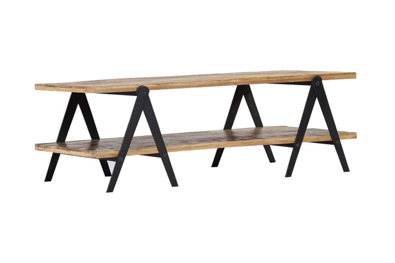 Sofabord 115 X 60 X 40 Cm Massivt Genanvendt Træ - Flerfarvet - Møbler - Borde - Sofabord
