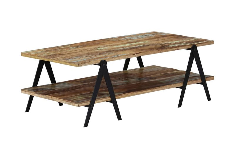 Sofabord 115 X 60 X 40 Cm Massivt Genanvendt Træ - Flerfarvet - Møbler - Borde - Sofabord