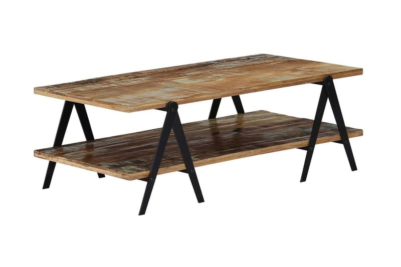 Sofabord 115 X 60 X 40 Cm Massivt Genanvendt Træ - Flerfarvet - Møbler - Borde - Sofabord