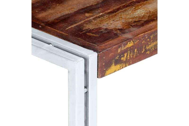 Sofabord 120 X 60 X 35 Cm Massivt Genanvendt Træ - Flerfarvet - Møbler - Borde - Sofabord
