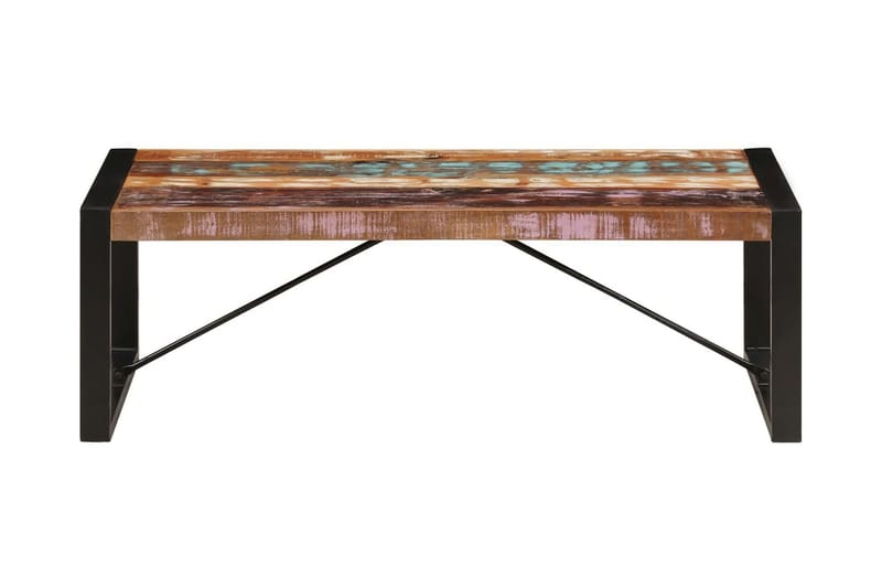Sofabord 120 X 60 X 40 Cm Massivt Genanvendt Træ - Flerfarvet - Møbler - Borde - Sofabord