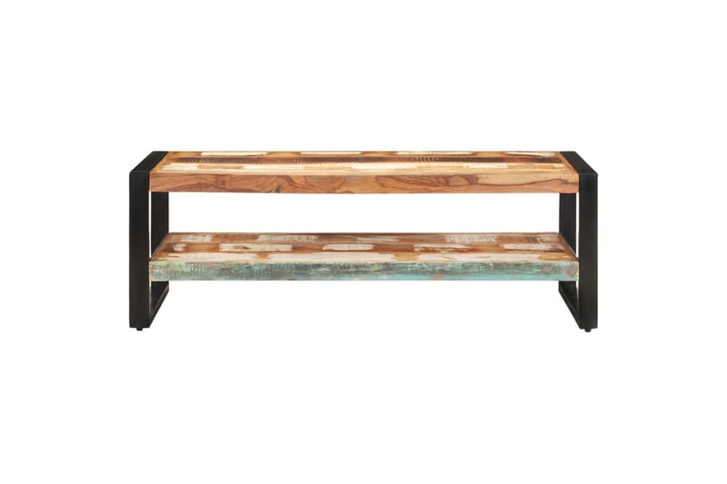 sofabord 120x60x40 cm massivt genbrugstræ - Brun - Møbler - Borde - Sofabord