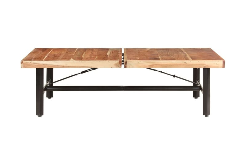 sofabord 142x90x42 cm massivt akacietræ - Brun - Møbler - Borde - Sofabord