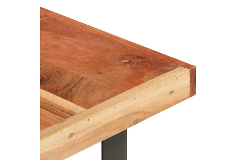 sofabord 142x90x42 cm massivt akacietræ - Brun - Møbler - Borde - Sofabord