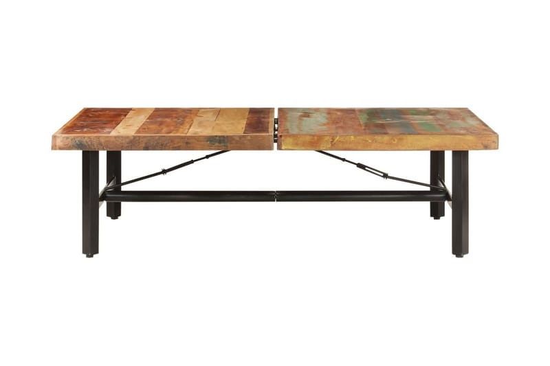 sofabord 142x90x42 cm massivt genbrugstræ - Brun - Møbler - Borde - Sofabord
