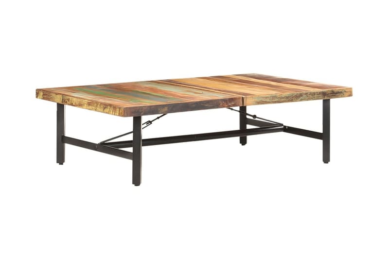 sofabord 142x90x42 cm massivt genbrugstræ - Brun - Møbler - Borde - Sofabord