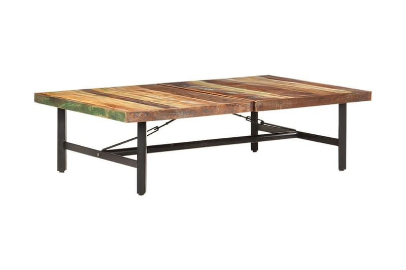 sofabord 142x90x42 cm massivt genbrugstræ - Brun - Møbler - Borde - Sofabord