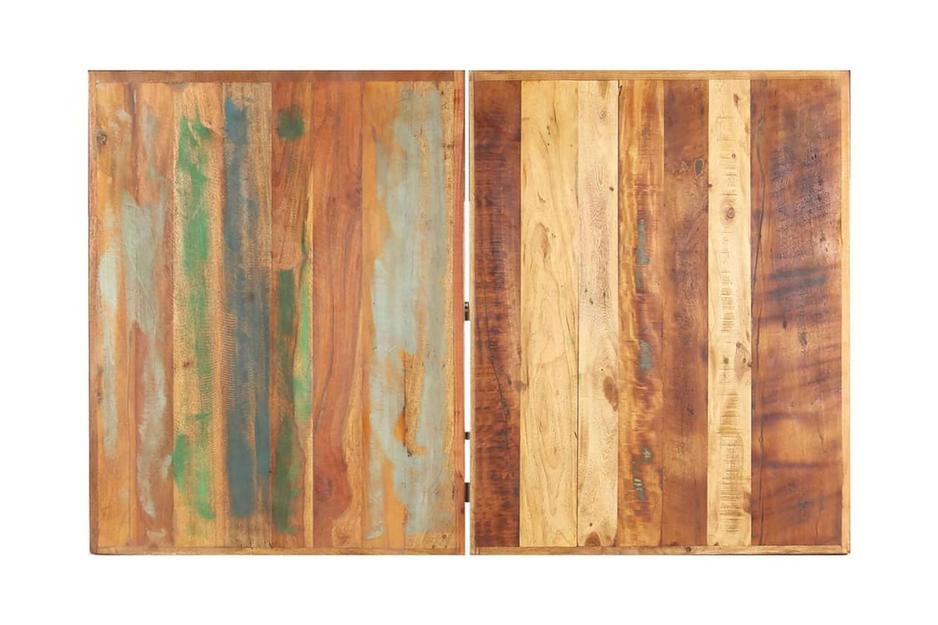 sofabord 142x90x42 cm massivt genbrugstræ - Brun - Møbler - Borde - Sofabord