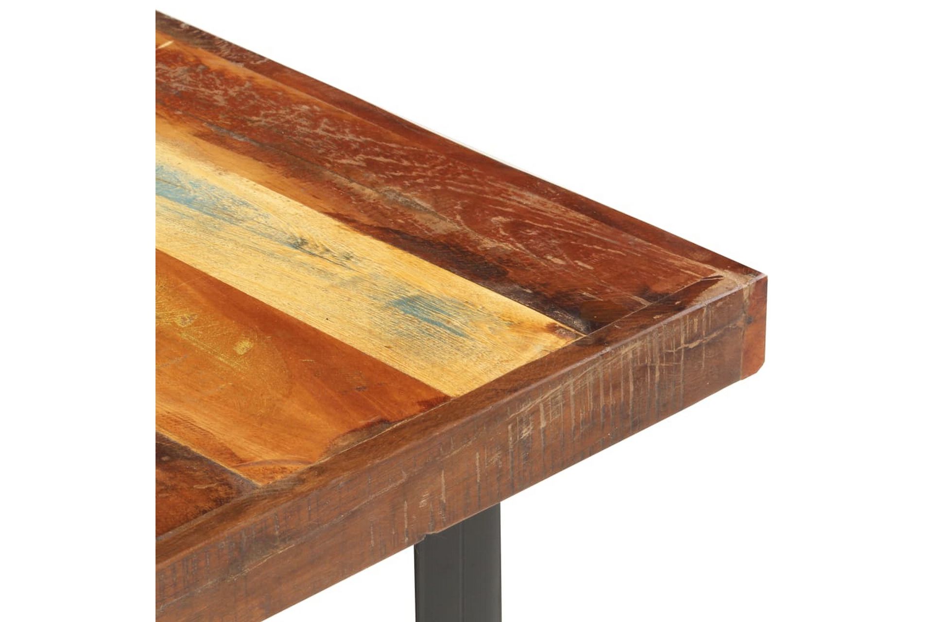 sofabord 142x90x42 cm massivt genbrugstræ - Brun - Møbler - Borde - Sofabord