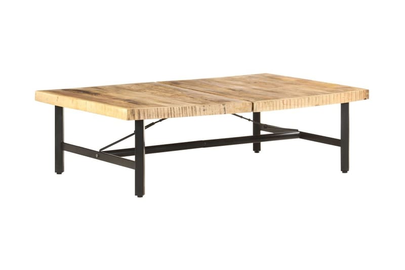 sofabord 142x90x42 cm massivt mangotræ - Brun - Møbler - Borde - Sofabord