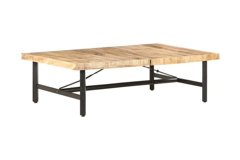 sofabord 142x90x42 cm massivt mangotræ - Brun - Møbler - Borde - Sofabord