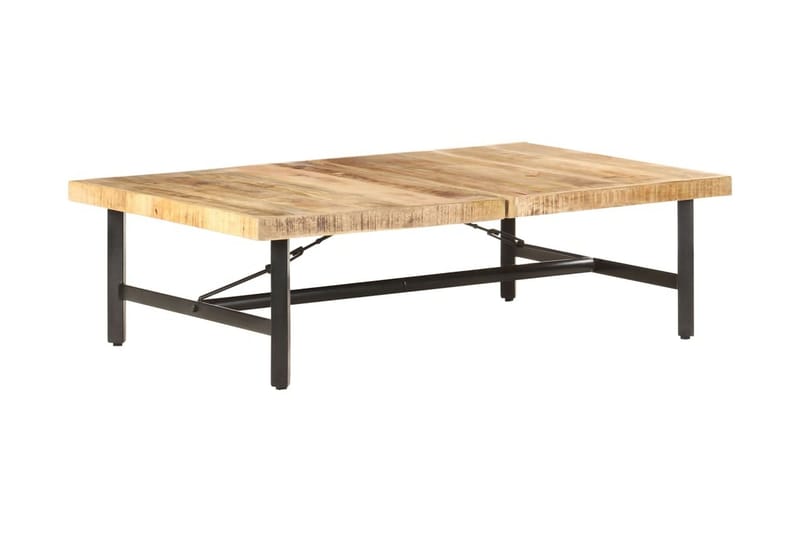 sofabord 142x90x42 cm massivt mangotræ - Brun - Møbler - Borde - Sofabord