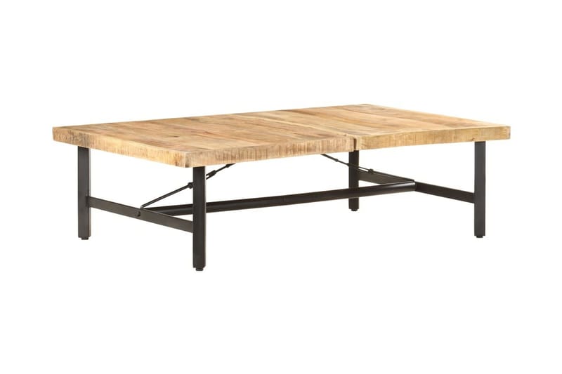 sofabord 142x90x42 cm massivt mangotræ - Brun - Møbler - Borde - Sofabord