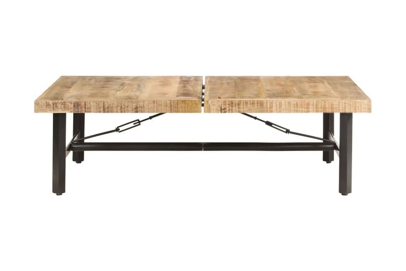 sofabord 142x90x42 cm massivt mangotræ - Brun - Møbler - Borde - Sofabord