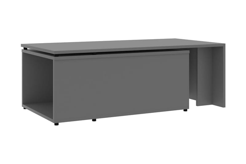 Sofabord 150x50x35 cm Spånplade Grå - Grå - Sofabord
