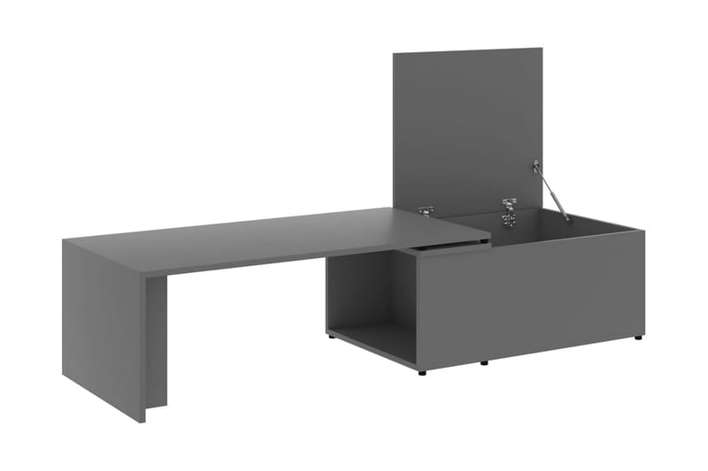 Sofabord 150x50x35 cm Spånplade Grå - Grå - Sofabord
